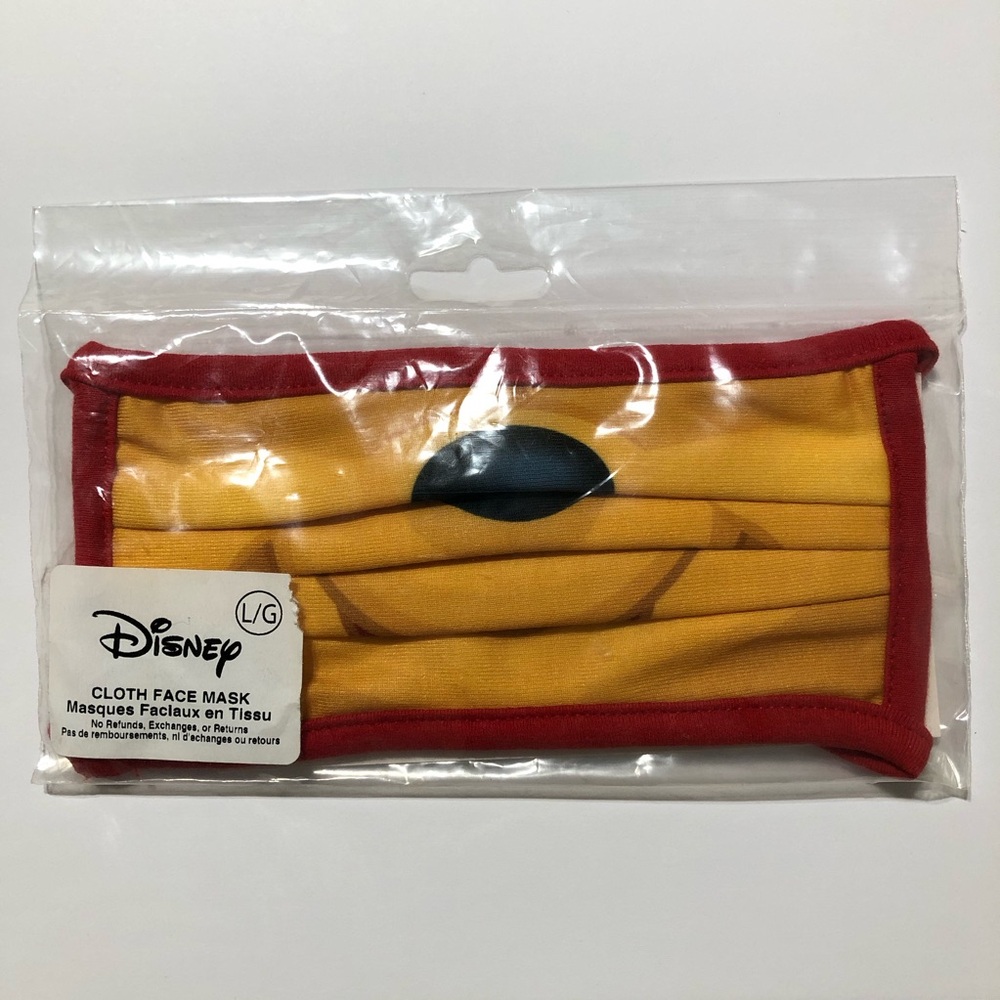 NWT Disney Winnie The Pooh Kid’s Cloth Face Mask size L
